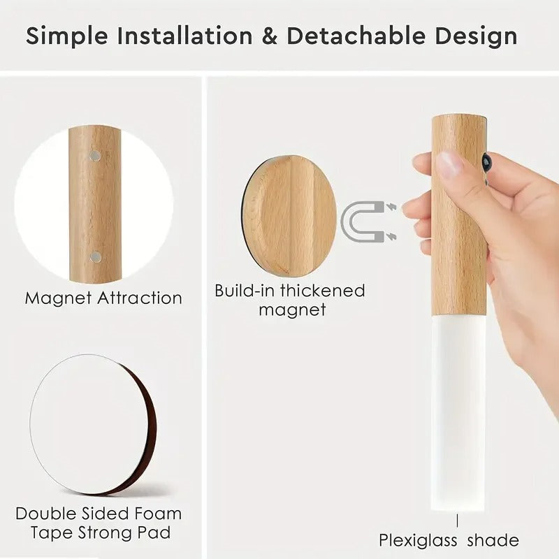 🌙 LumaSense — Magnetic Motion Sensor Light